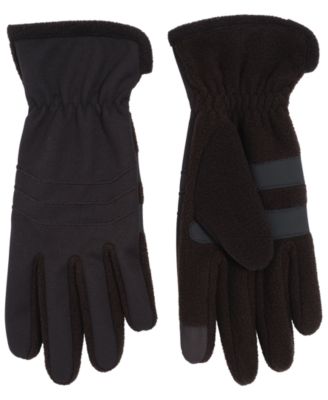 Men's Brushed Back Fleece Gloves, Macy's Exclusive