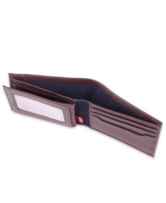 Men's Extra-Capacity Corded Cover Bi-Fold Wallet