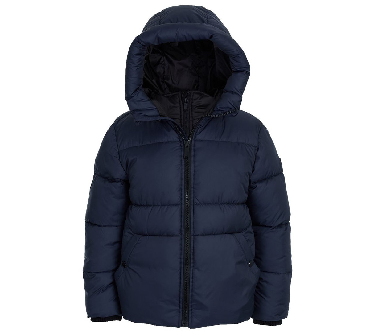 Michael Kors Kids' Toddler And Little Boys Bib Husk Heavyweight Puffer Jacket In Blue