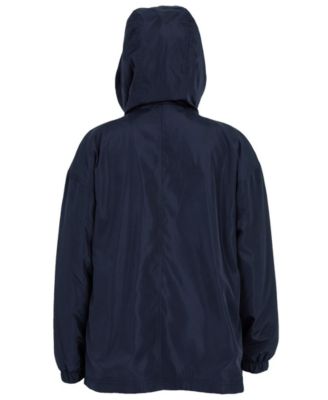 Big Boys Fleece Lined Zipper Rain Jacket