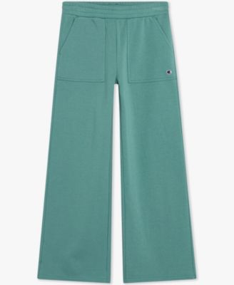 Champion - Big Girls Cotton-Blend Fleece Wide-Leg Pants