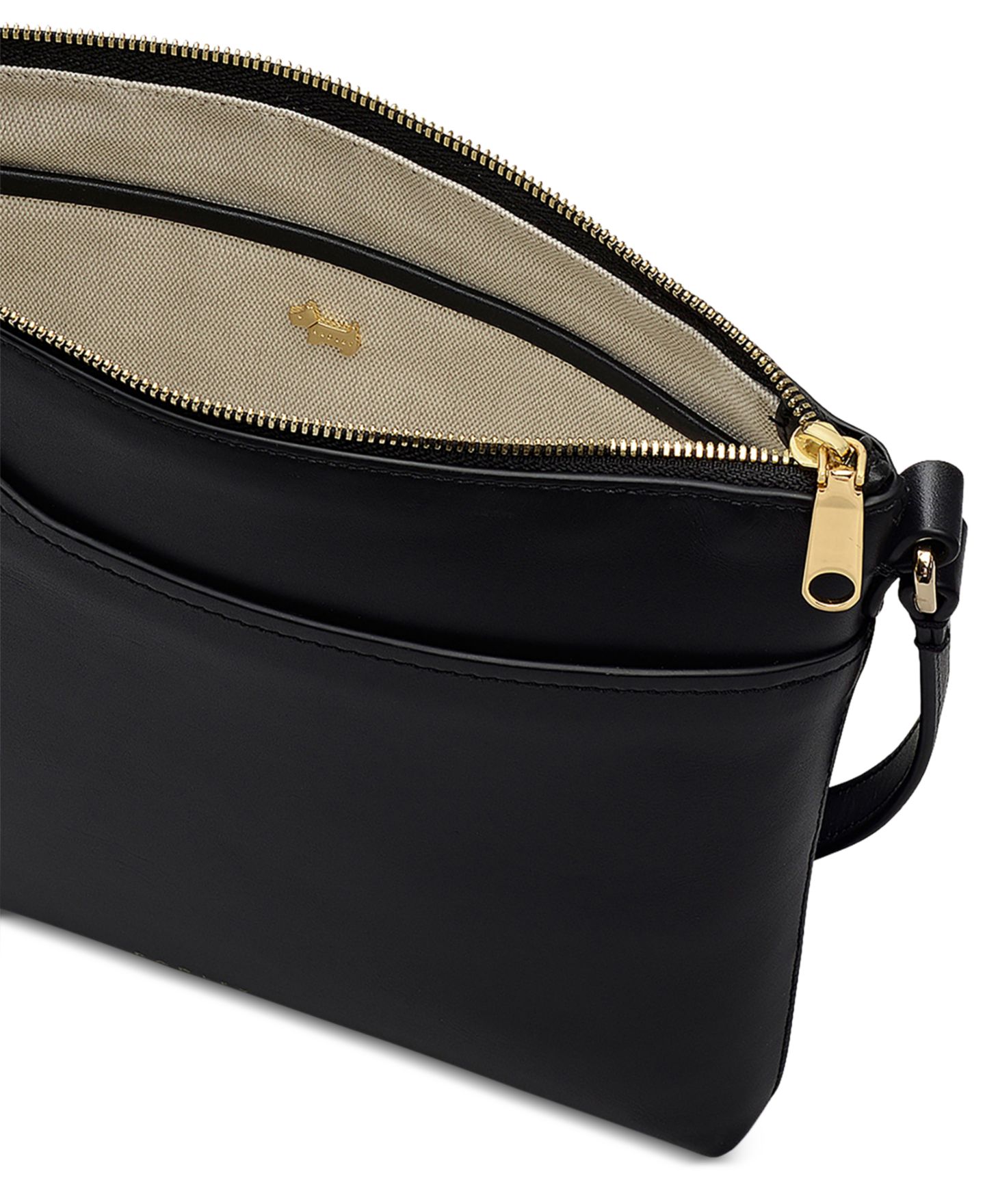 Женская сумка Radley London Pockets Mini Leather Ziptop Crossbody, цвет: Чёрный — фото 4