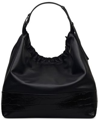 The Portobello Large Leather Drawstring Shoulder Bag