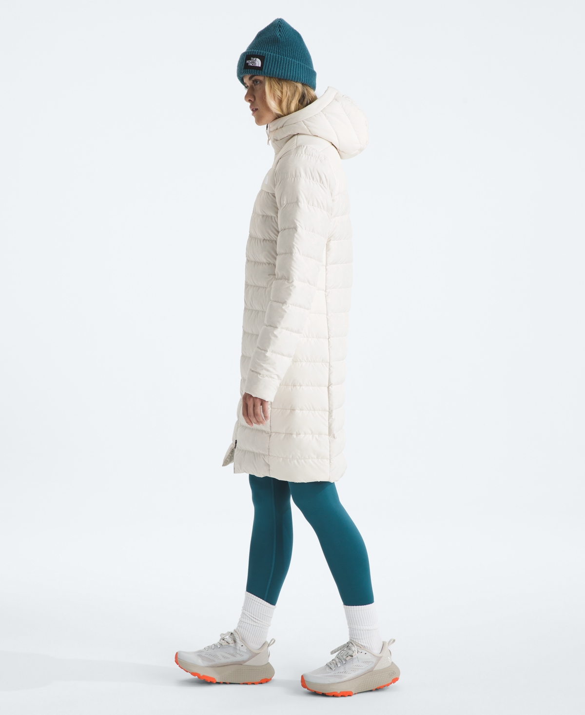 The North Face Aconcagua Water Repellent Parka In White