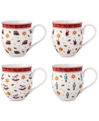 Villeroy & Boch - Toy's Delight 2025 Anniversary Mugs, Set of 4
