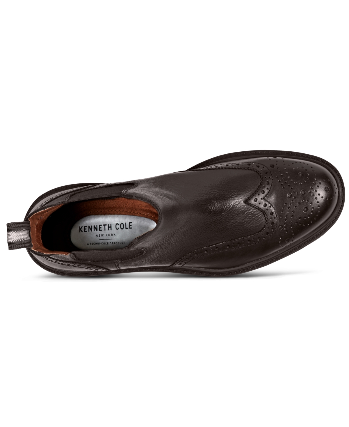 Kenneth Cole New York Frank Wingtip Chelsea Boot In Brown