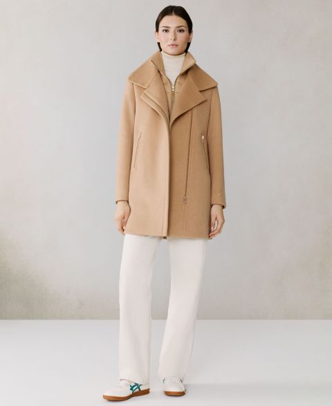 Женские куртки Soia & Kyo Puffer-Bib Asymmetric Zip-Front Coat