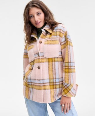 On 34th - Women's Relaxed Plaid Shacket
