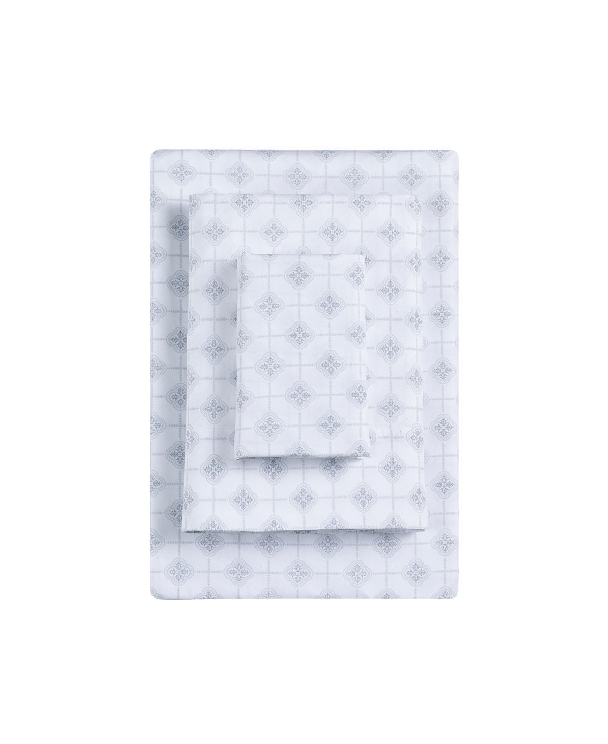 Sunham Microfiber Easy Care Printed 3-pc. Sheet Set, Twin