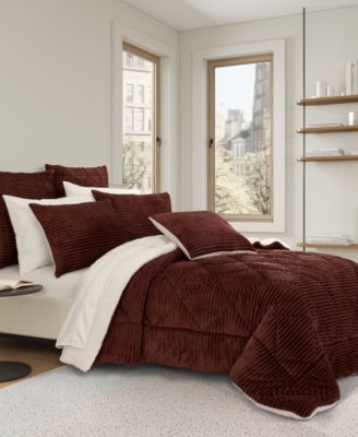 Everett Plush 3-Pc. Comforter Set, Full/Queen