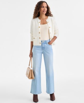 Petite Textured Cardigan, Macy's Exclusive