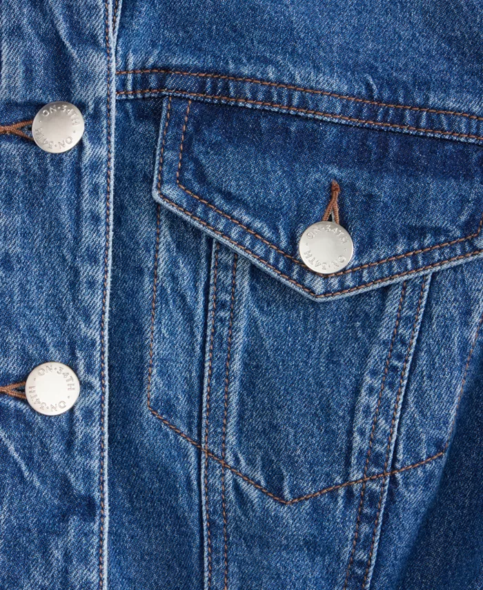 Women's Denim Midi Shirtdress - thumbnail 3