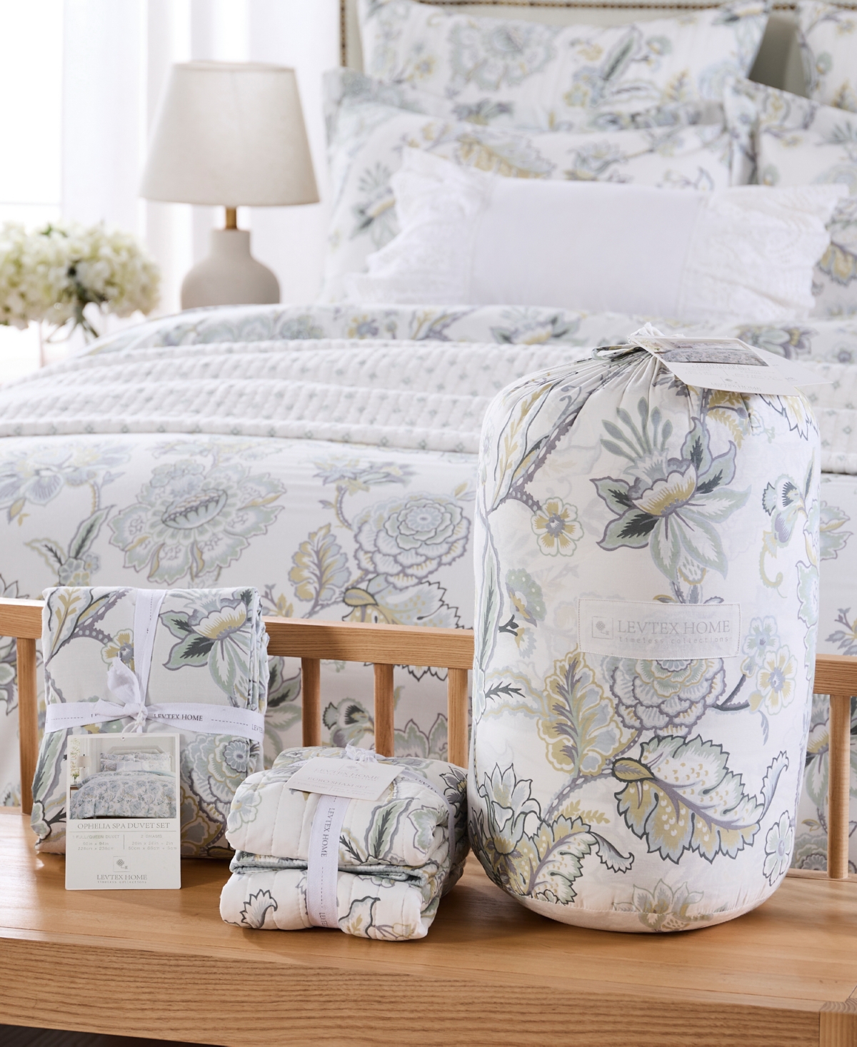 Levtex Ophelia Reversible 2-pc. Comforter Set, Twin/twin Xl In Blue