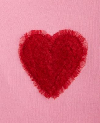 Baby Girls Short-Sleeve Heart T-Shirt, Macy's Exclusive
