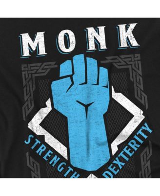 Big & Tall Dungeons Dragons Monk Strength Dexterity T-Shirt