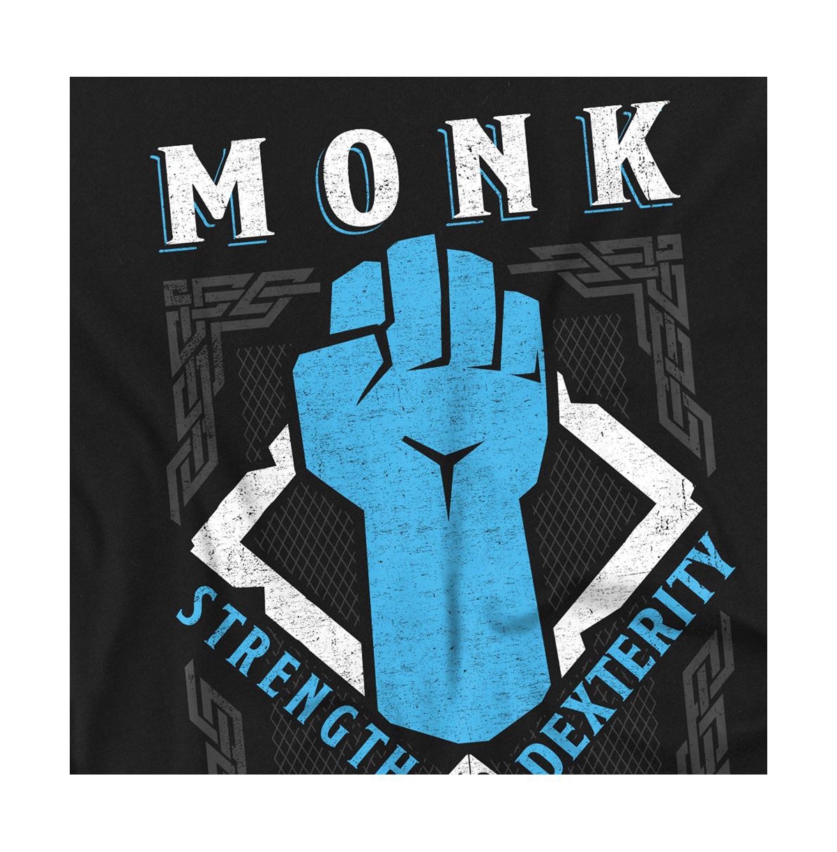 Logovision Men's Dungeons Dragons Monk Strength Dexterity T-Shirt