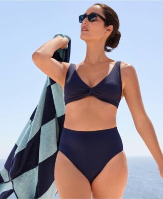 Women's Cheeky High Waisted Bikini Bottoms