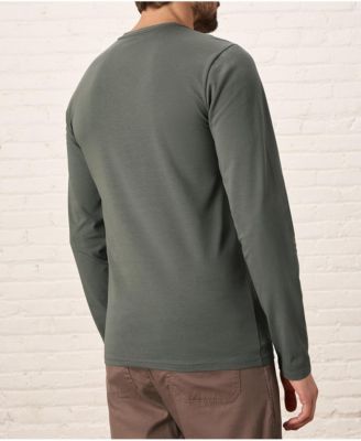 Men's Organic Cotton Luxe Stretch Jersey Slim Long Sleeve Tee