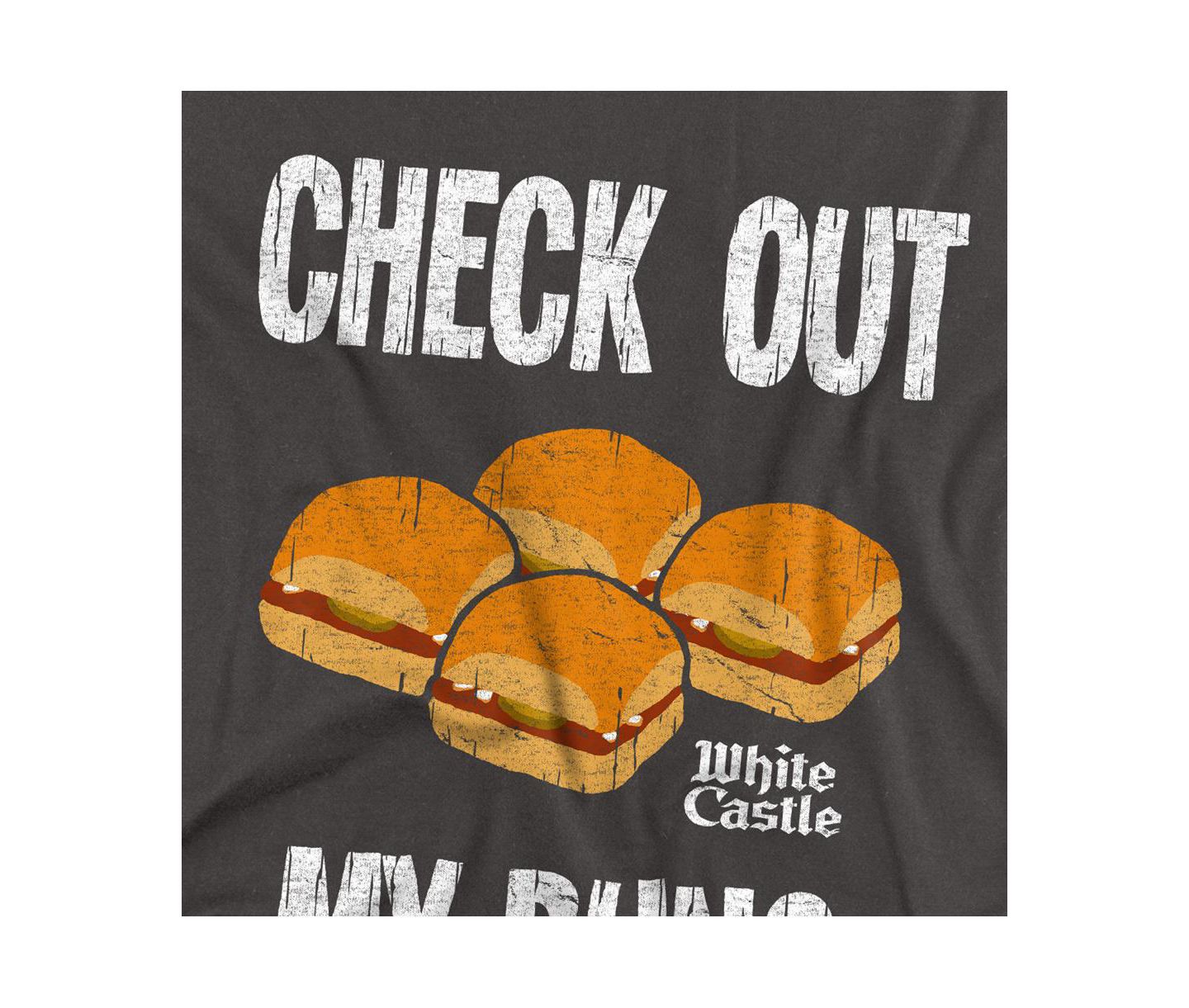 Мужская футболка White Castle Big & Tall My Buns, цвет: Угольный — фото 2
