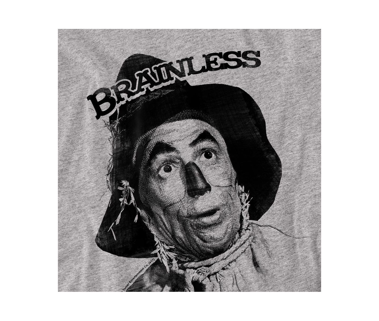 Мужская футболка Wizard Of Oz Big & Tall Brainless, цвет: Меланжевый — фото 3