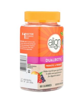 Dualbiotic  Prebiotic + Probiotic  Fruit  -  60 Gummies