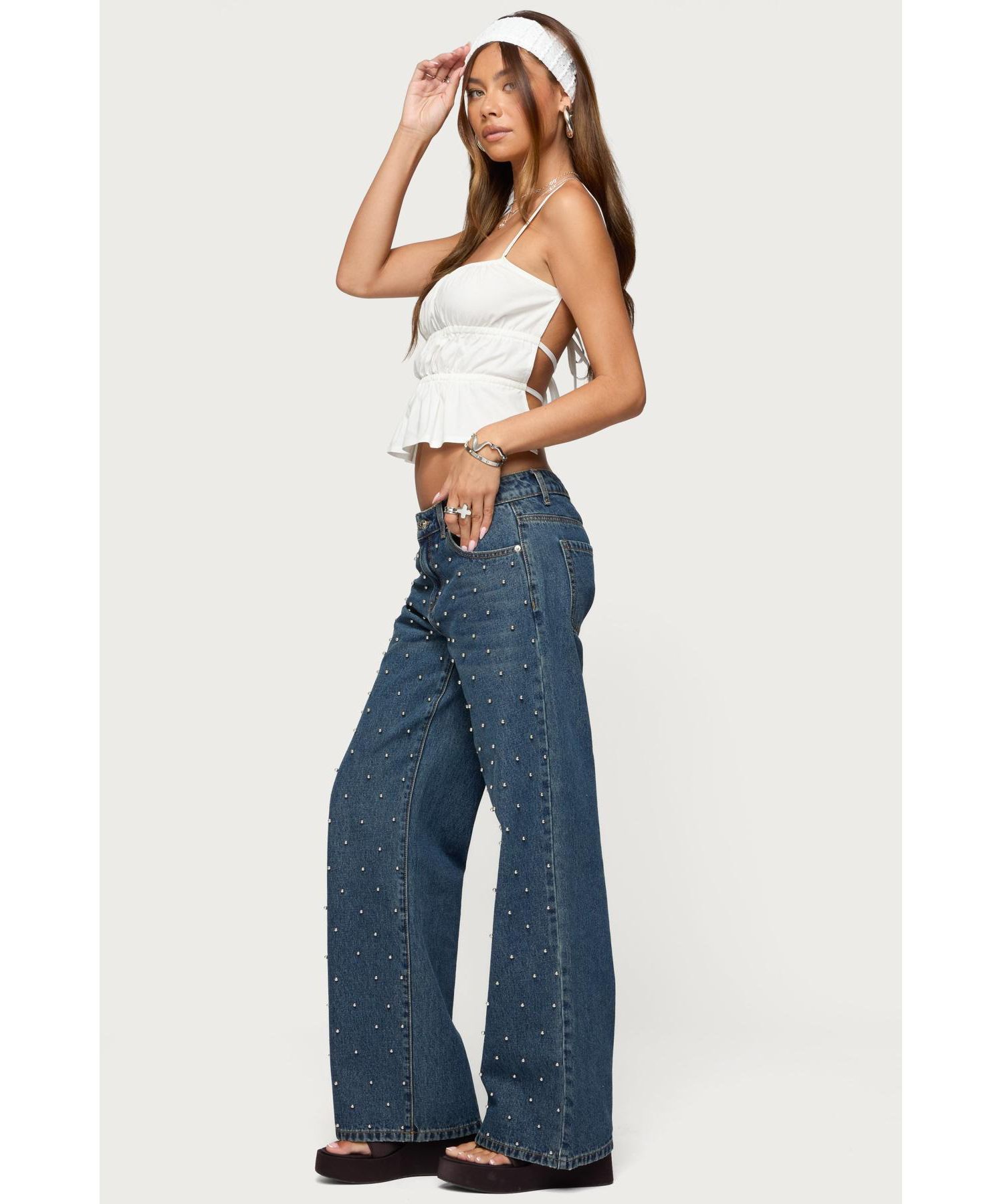 Women's Adler Tiered Backless Top