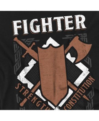 Big & Tall Dungeons Dragons Fighter Strength Constitution T-Shirt