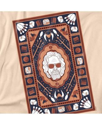 Big & Tall The Lebowski Homage Rug Blue T-Shirt