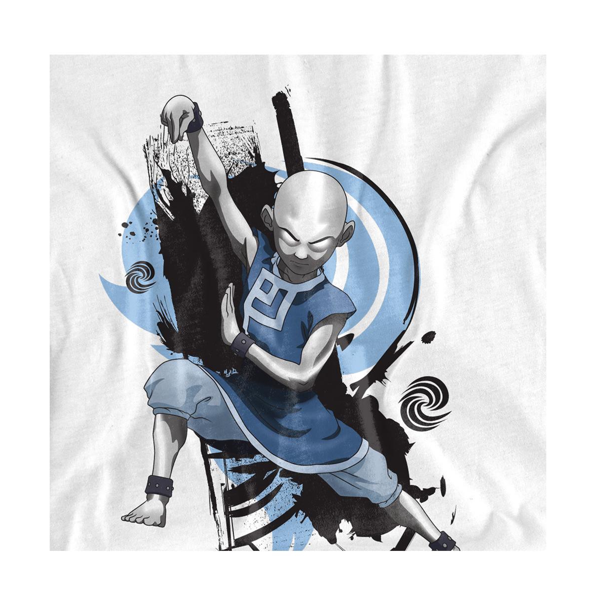 Logovision Men's Avatar The Last Airbender Energybending Aang T-Shirt