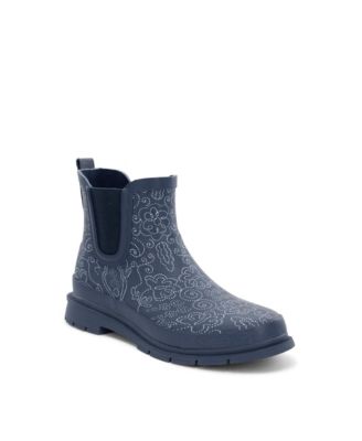 Womens Studded Chelsea Rain Boot