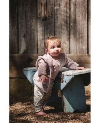 Baby Girl Cotton Long Sleeve Romper Neutral Purple - Baby