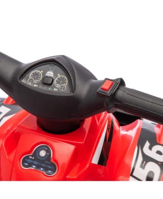 6V Kids ATV 4 Wheeler Quad Car w/ Music for 2-6 Years,