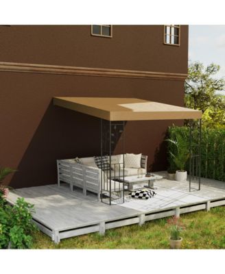 10' x 10' Outdoor Pergola Canopy, Metal Patio Canopy,