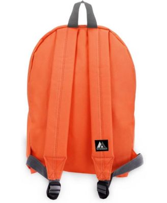 Basic Backpack, Tangerine, One Size