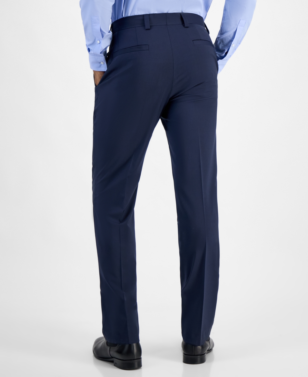 Hugo Boss Hugo By  Men's Modern-fit Solid Wool-blend Suit Separate Pants In Blue