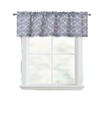 Trellis Lattice Rod Pocket Valance - 56 in. W x 18 in. L
