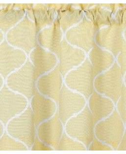Trellis Lattice Rod Pocket Valance - 56 in. W x 18 in. L