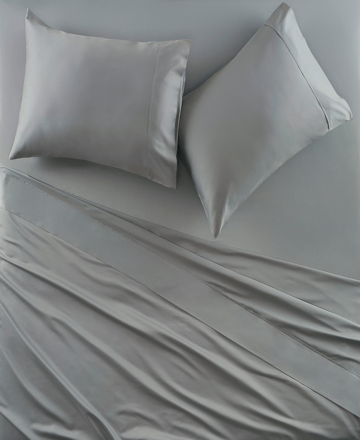 J Queen New York Premier 300 Thread Count Sateen 2-pc. Pillowcase, King In Gray