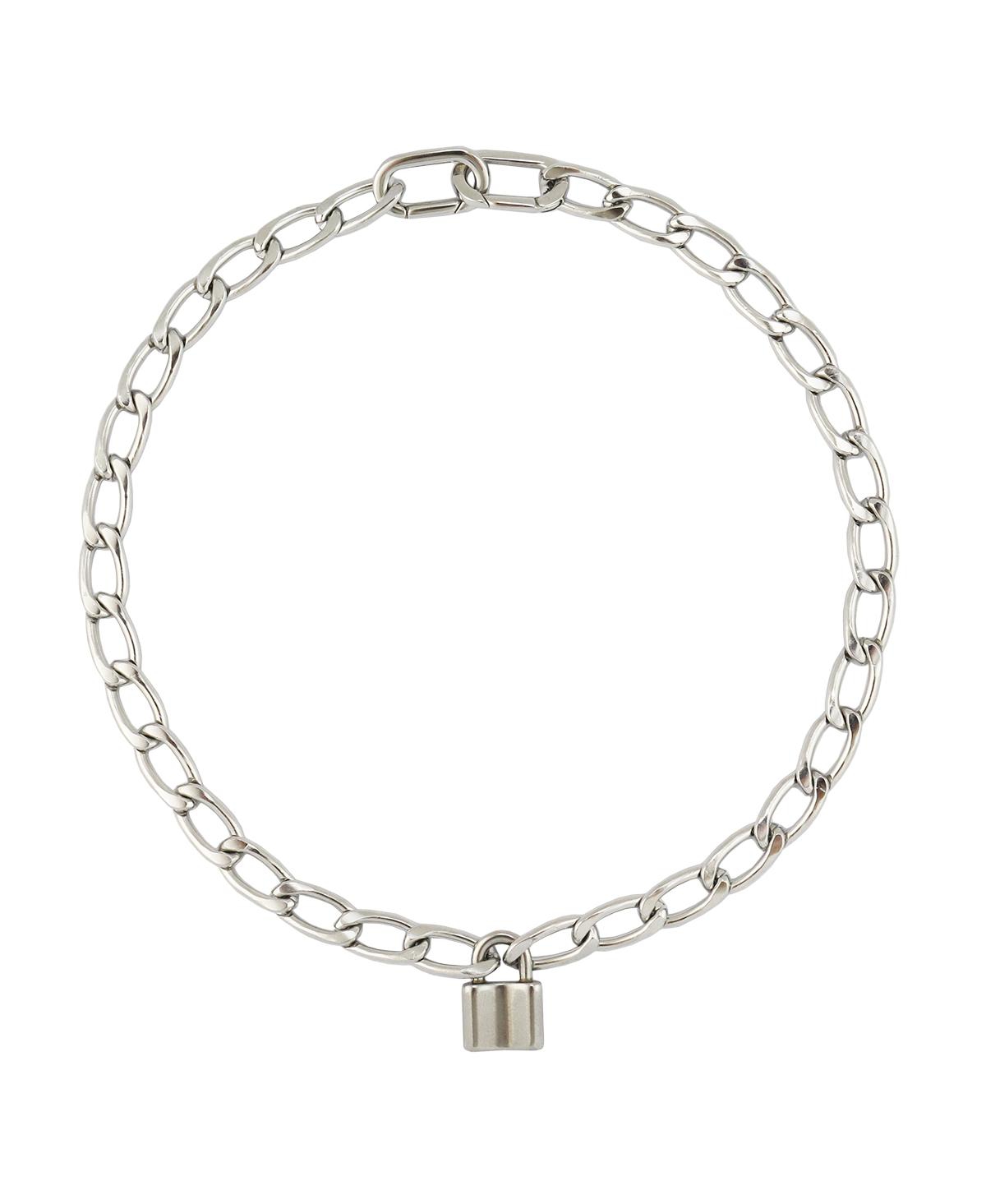 Lock Necklace - Silver