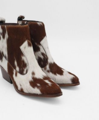 Nomad Cowhide Leather Western Booties