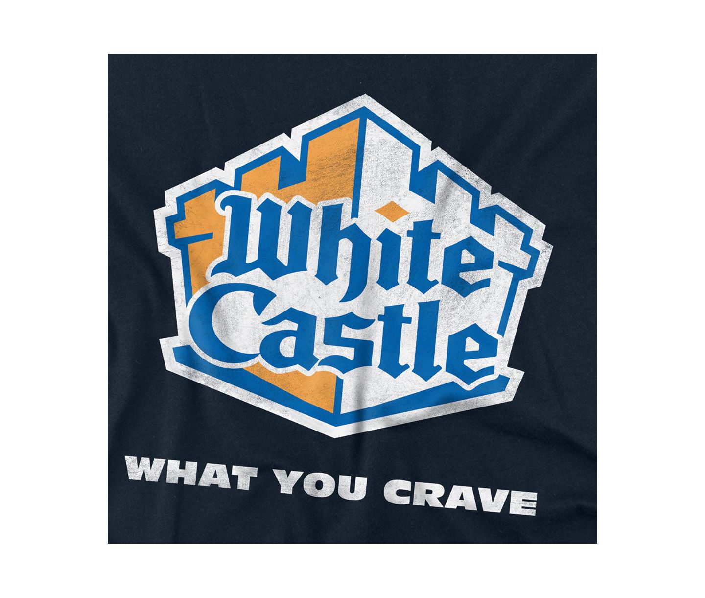 Мужская футболка White Castle Big & Tall Distressed Logo, цвет: Тёмно-синий — фото 3