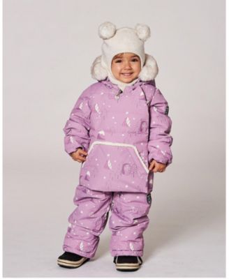 Baby Girl Two-Piece Baby Snug Snowsuit Purple Bear Print - Baby|Toddler