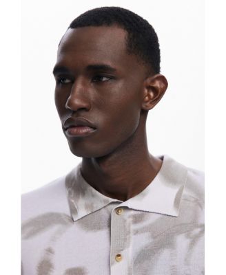 Men's Abstract short-sleeve polo