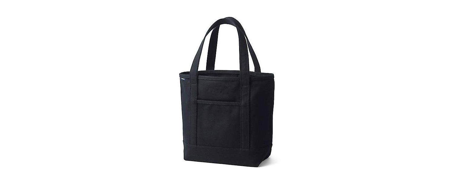 Medium 5 Pocket Open Top Canvas Tote Bag