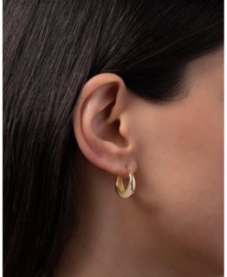 Dome Huggie Earrings