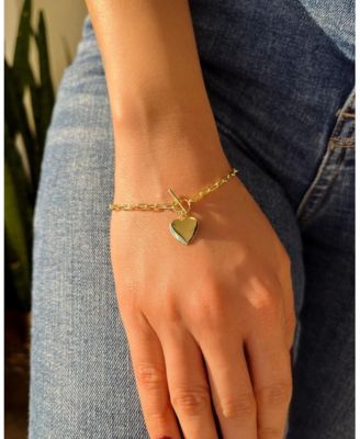 Toggle Heart Bracelet