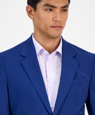 Men's Modern-Fit Solid Wool-Blend Suit Separate Jacket