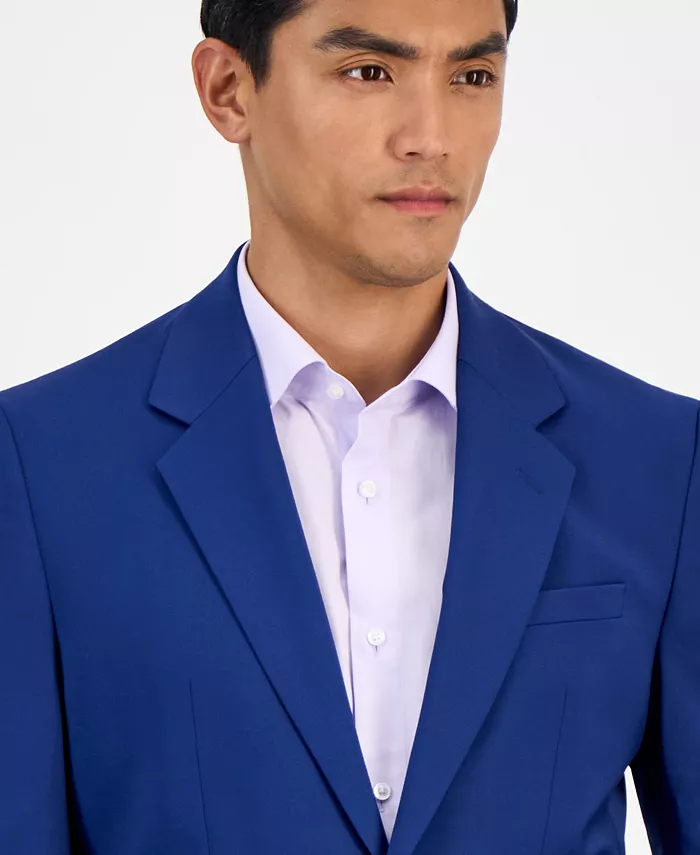 Men's Modern-Fit Solid Wool-Blend Suit Separate Jacket - thumbnail 3