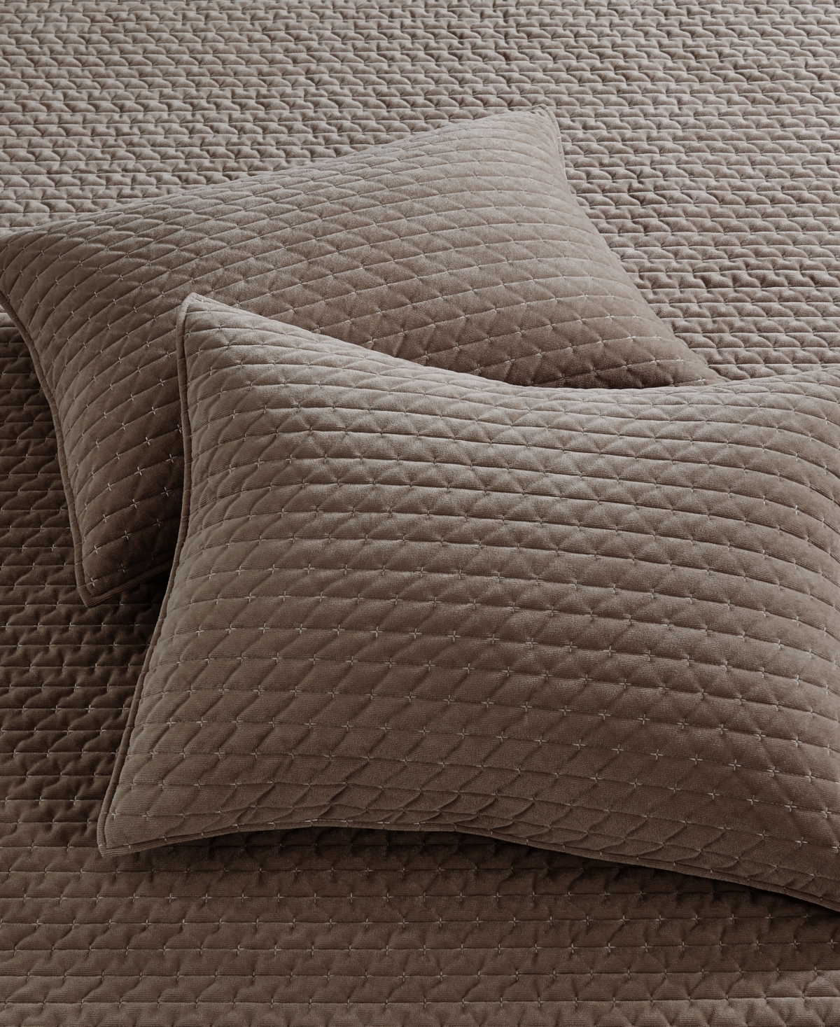 Levtex Velvet Stitch Reversible 3-Pc. Quilt Set, Full/Queen