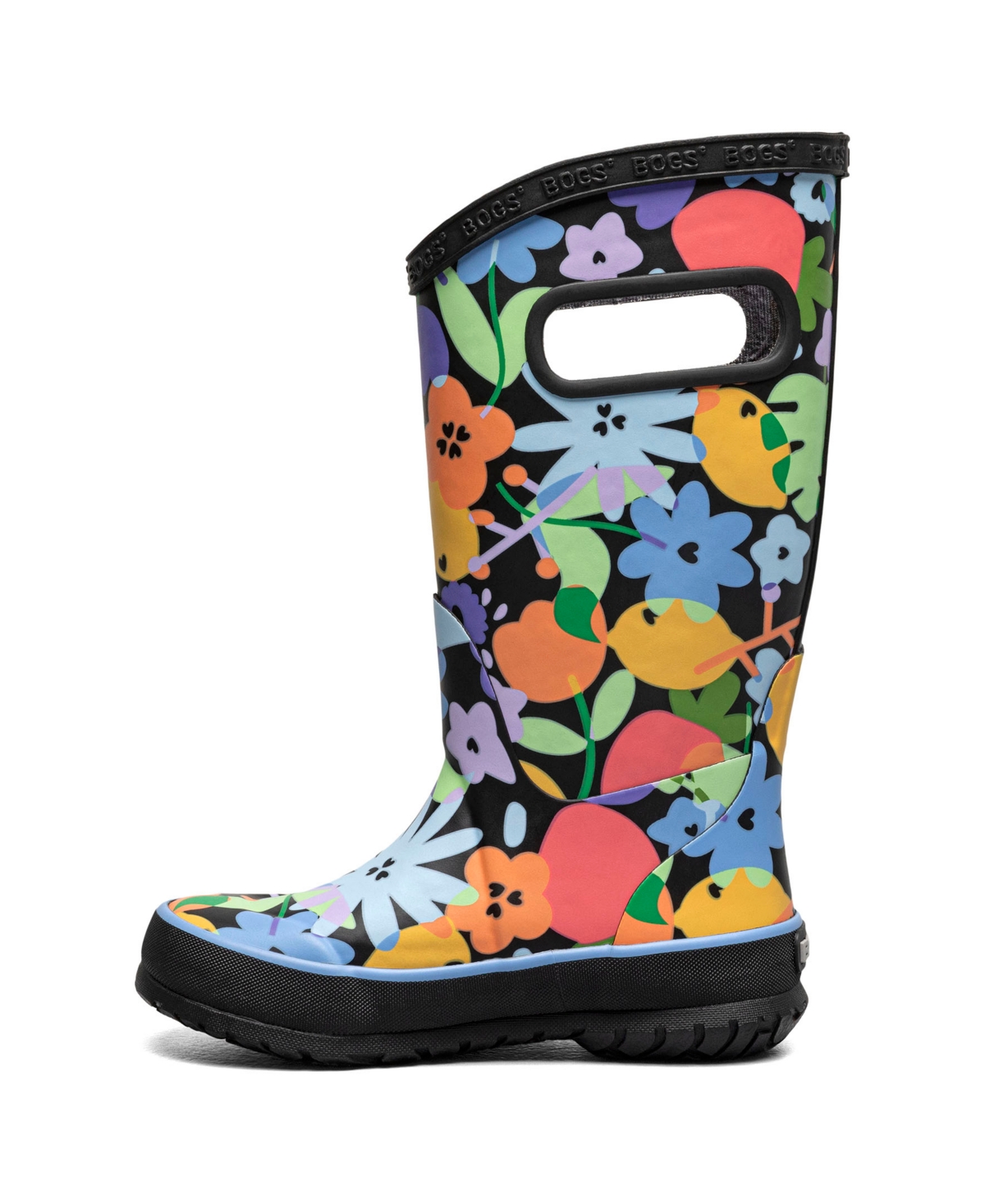 Bogs Little And Big Kids Rainboot Tractor Boots In Multi